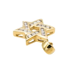 Pendentif Etoile Or jaune Diamant