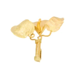 Pendentif Feuille Or jaune
