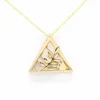 Pendentif "franc maçon" contemporain en or jaune