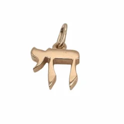 Pendentif "HAI" ou rose 18 carats
