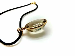Pendentif imposante citrine
