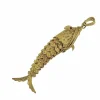 Pendentif italien fait main en or jaune avec rubis