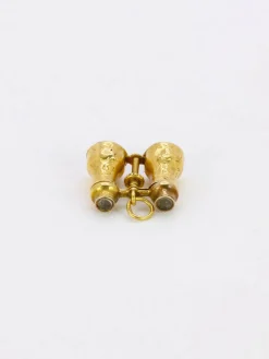 Pendentif jumelles or jaune