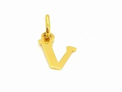 Pendentif Lettre Or jaune