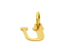 Pendentif Lettre Or jaune