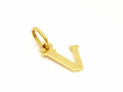 Pendentif Lettre Or jaune