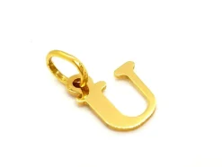 Pendentif Lettre Or jaune
