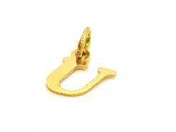 Pendentif Lettre Or jaune