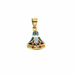 Pendentif Lotus égyptien Or Jaune 18k