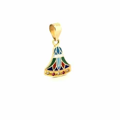 Pendentif Lotus égyptien Or Jaune 18k