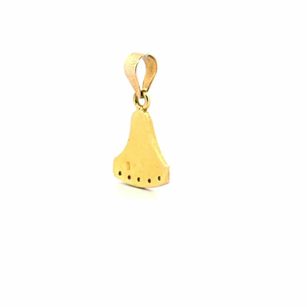 Pendentif Lotus égyptien Or Jaune 18k
