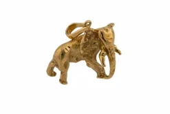Pendentif éléphant en or jaune