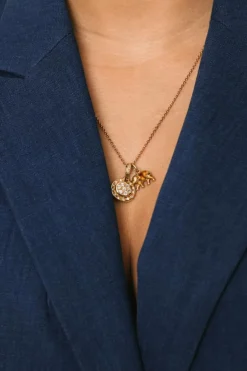Pendentif Éléphant en or jaune