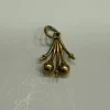 Pendentif Main or jaune