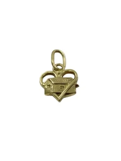 Pendentif Maison En Or