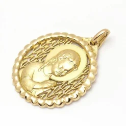 Pendentif Médaille Or jaune