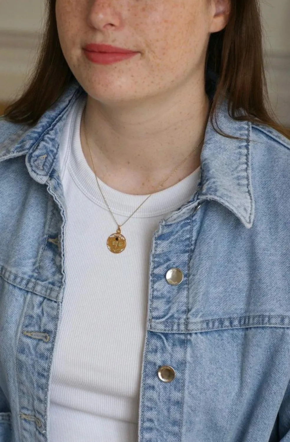 Pendentif médaille Or Jaune