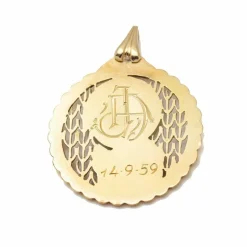 Pendentif Médaille Or jaune