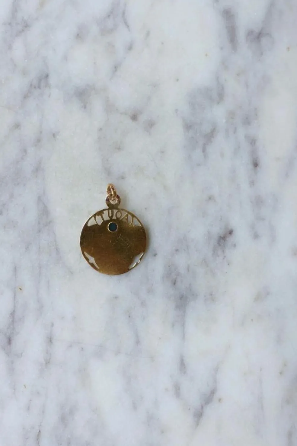 Pendentif médaille Or Jaune