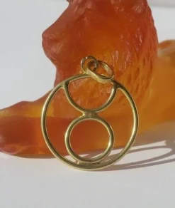 Pendentif médaille zodiaque Taureau