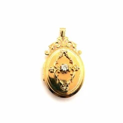 PENDENTIF MÉDAILLON OR JAUNE