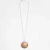 Pendentif nacre et diamants