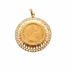 Pendentif Napoléon 20 francs or