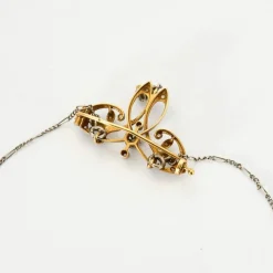 PENDENTIF NEGLIGE BELLE EPOQUE DIAMANTS