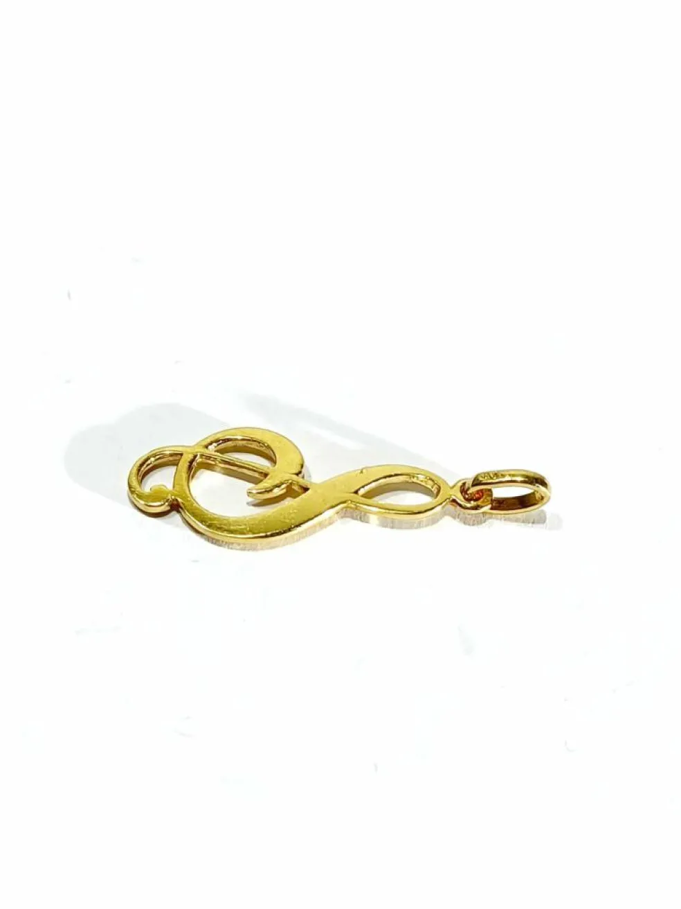 Pendentif Note de Musique en or jaune