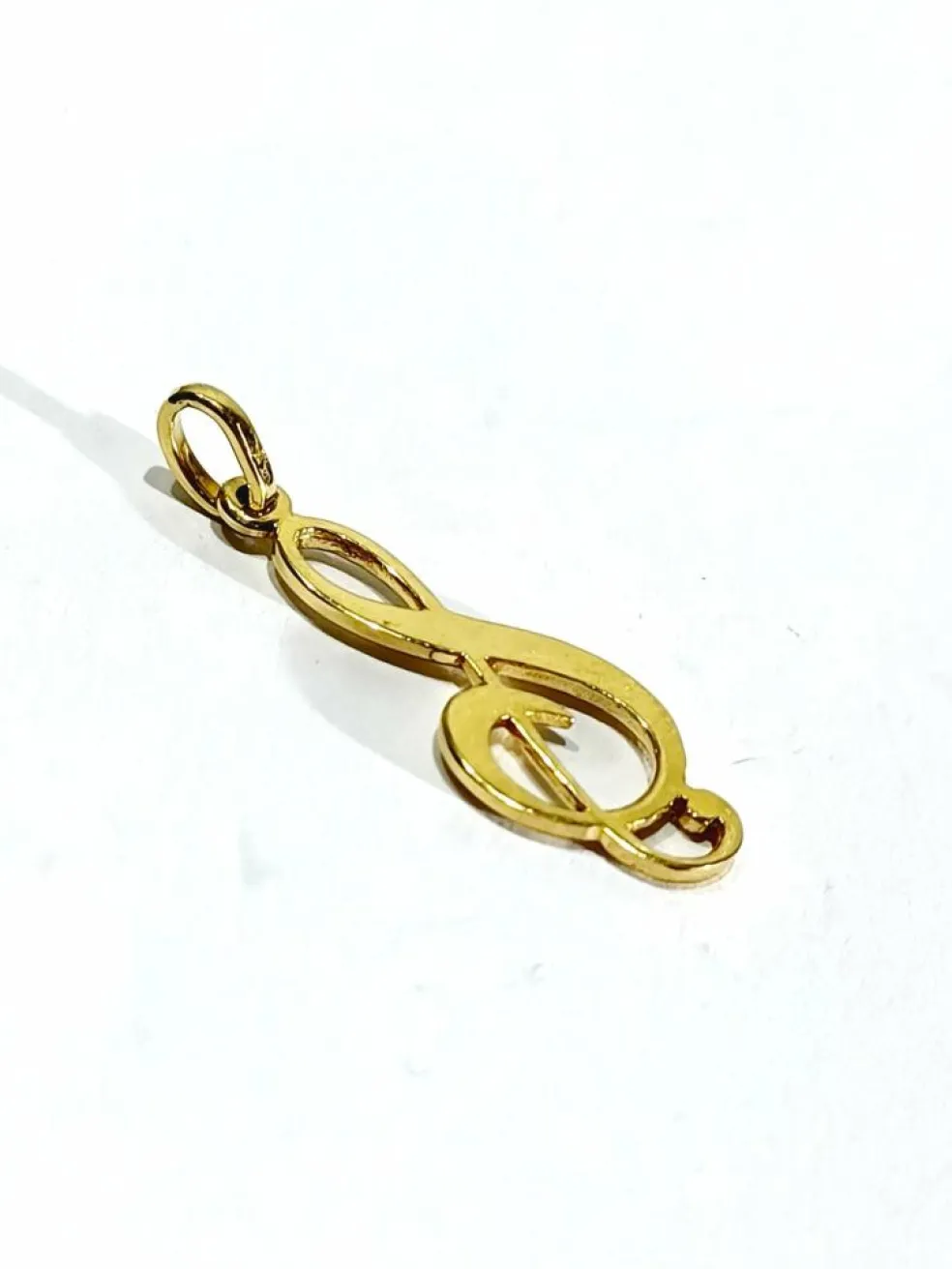 Pendentif Note de Musique en or jaune