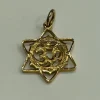 Pendentif ohm om mantra yoga étoile de David