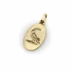 Pendentif Oiseau de la Paix gravé à la main en or 14 carats