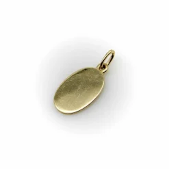 Pendentif Oiseau de la Paix gravé à la main en or 14 carats