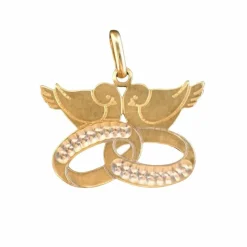 Pendentif Oiseaux 2 ors