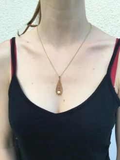Pendentif Or Art Déco