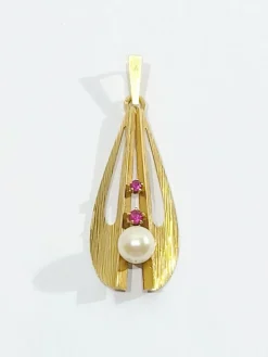 Pendentif Or Art Déco