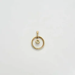 Pendentif Or Blanc & Diamants
