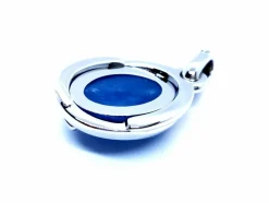 Pendentif Or blanc Agate