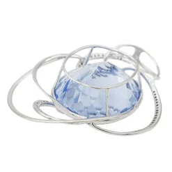 Pendentif Or blanc Aigue Marine