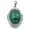 Pendentif Or blanc Chrysocolle
