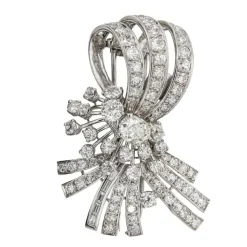 Pendentif Or blanc Diamant