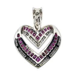 Pendentif Or blanc Diamant