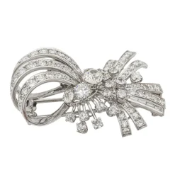 Pendentif Or blanc Diamant