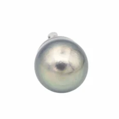 Pendentif Or blanc Perle de tahiti, Diamant