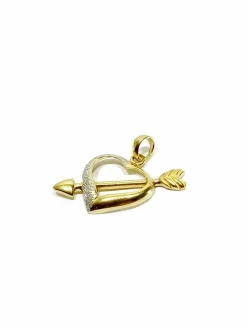 Pendentif or cœur