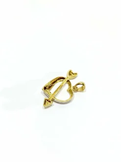 Pendentif or cœur