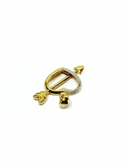 Pendentif or cœur