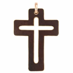 Pendentif Or et Bois d'ébène