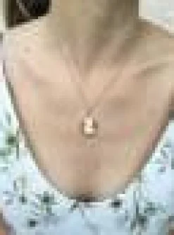 Pendentif Or Et Camée Coquillage