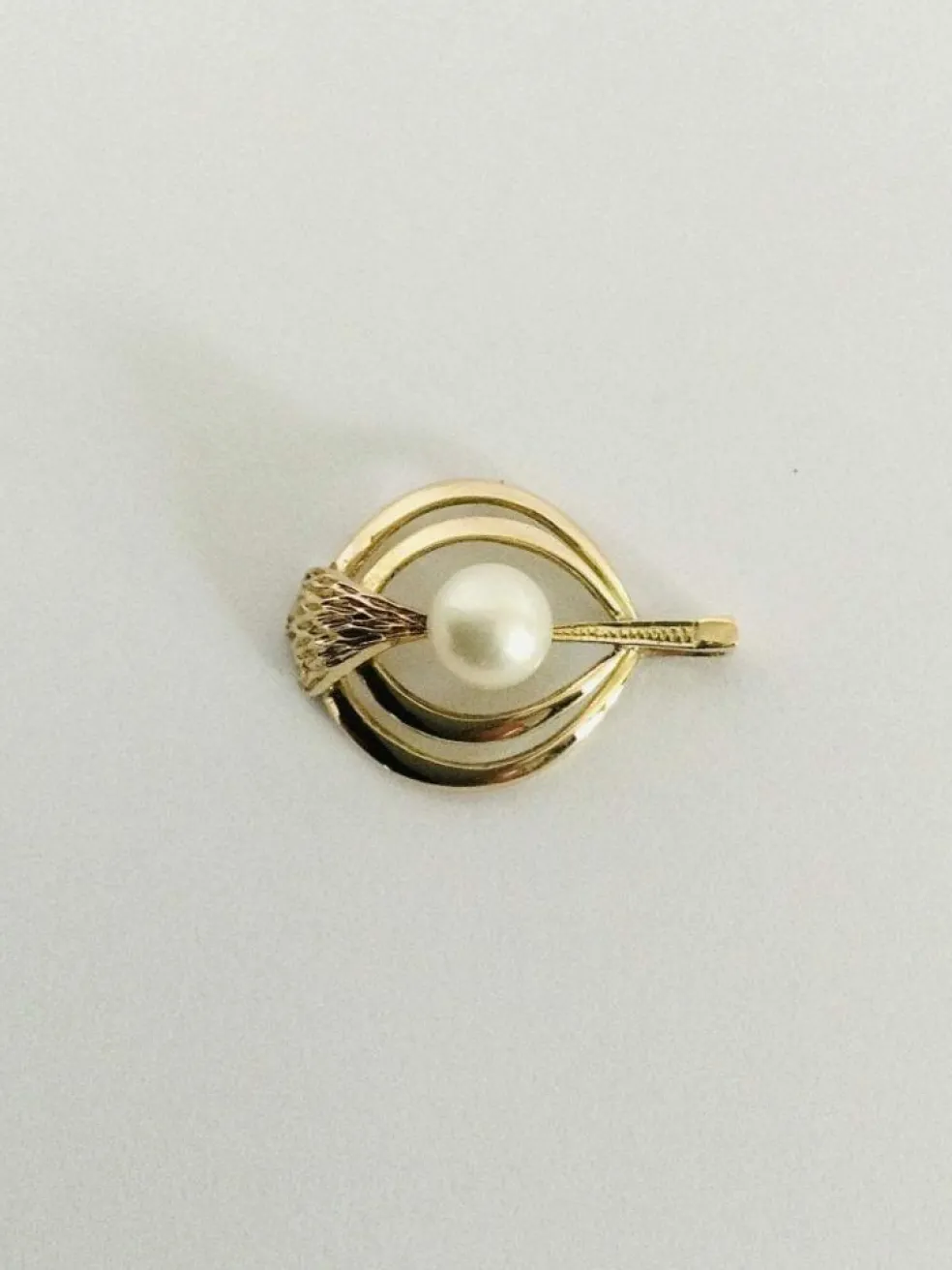 Pendentif Or Et Perle